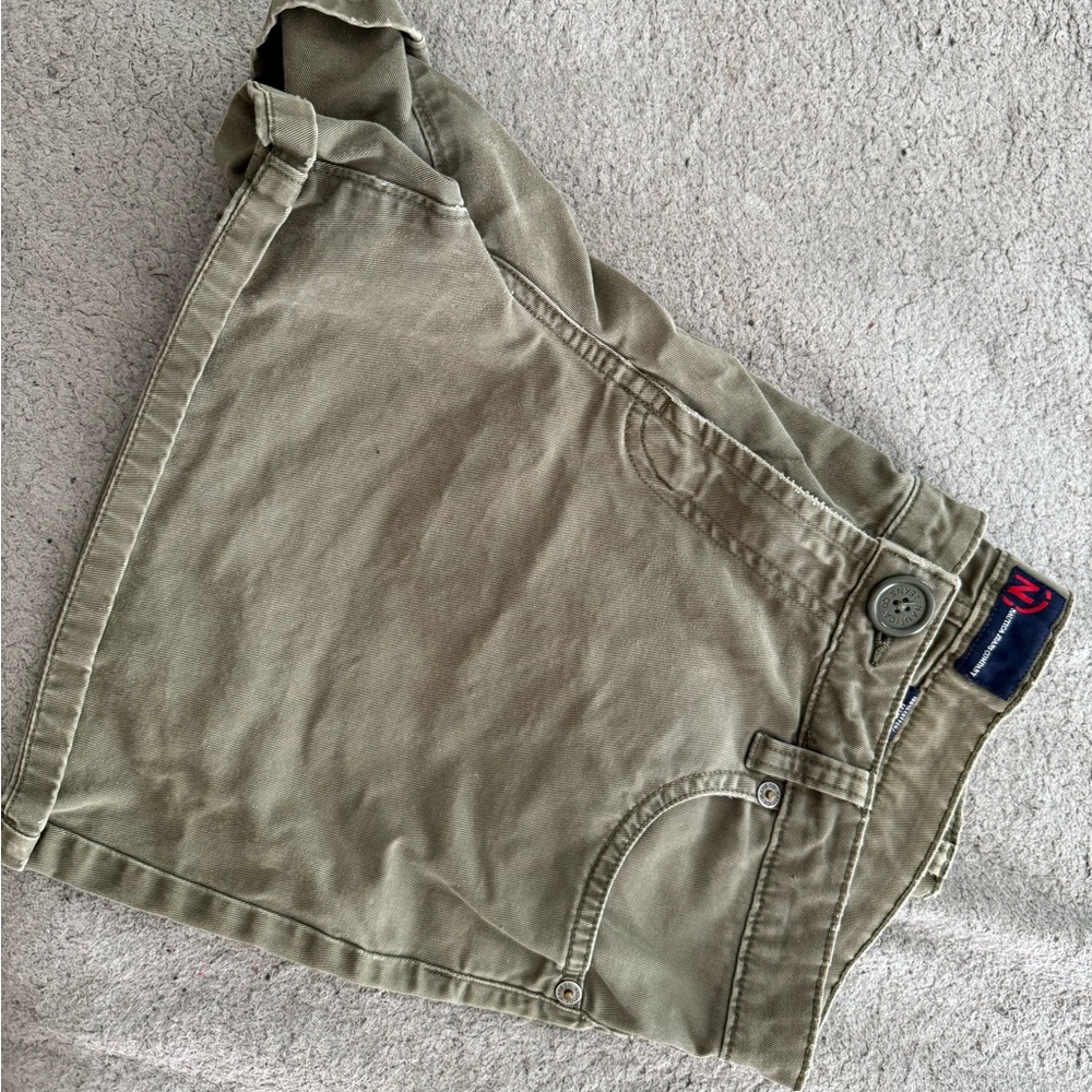 Nautica Jean Company Army Green Casual Shorts